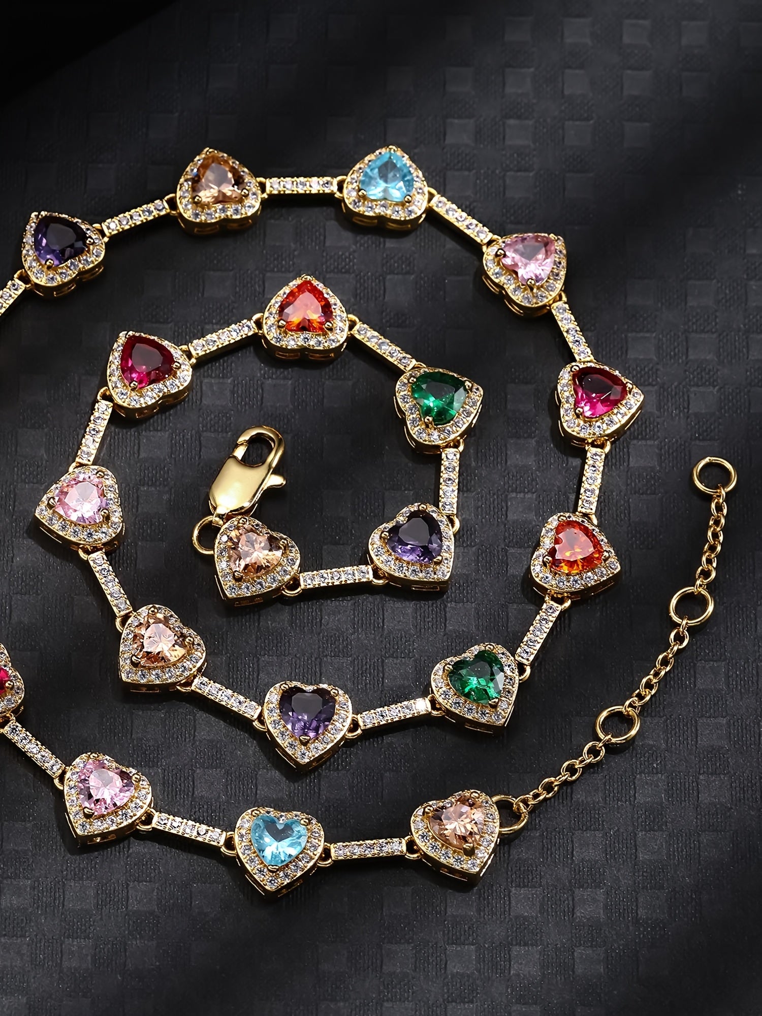 Unique Heart Shaped Stylish 10MM Love Necklace Multi Colors