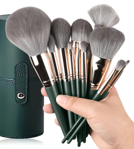 Premium Makeup Brush Set - Soft Synthetic Bristles For Flawless Application, Includes Blush, Foundation, Eye Shadow & More - Perfect For Beginners To Pros, Ideal Travel Companion & Gift