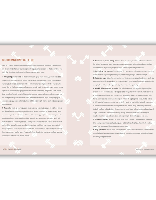 Load image into Gallery viewer, Weight Training for Women: Exercises and Workout Programs for Building Strength with Free Weights (Spiral Bound Book)
