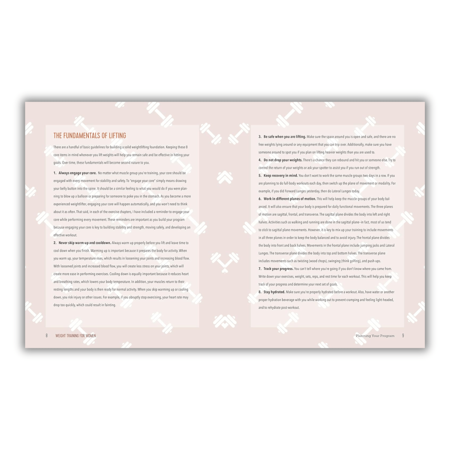 Weight Training for Women: Exercises and Workout Programs for Building Strength with Free Weights (Spiral Bound Book)