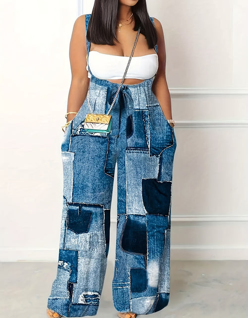 Load image into Gallery viewer, Women&#39;s Backless Gradient Wide Leg Jumpsuit
