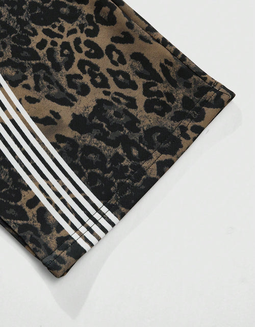 Load image into Gallery viewer, [Leopard Print, Sweatpants] Bold Graphic, Leopard Print Sweatpants - Men Jungle Joggers with Drawstring Waist, All-Season Casual Pants for Everyday &amp; Formal Outfits - Streetwear Essentials
