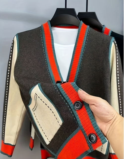 Load image into Gallery viewer, Men&#39;s 2025 Knit Cardigan, New Fall Winter Sweater Jacket, Thermal Long Sleeve Open Front, Retro Streetwear Casual Coat
