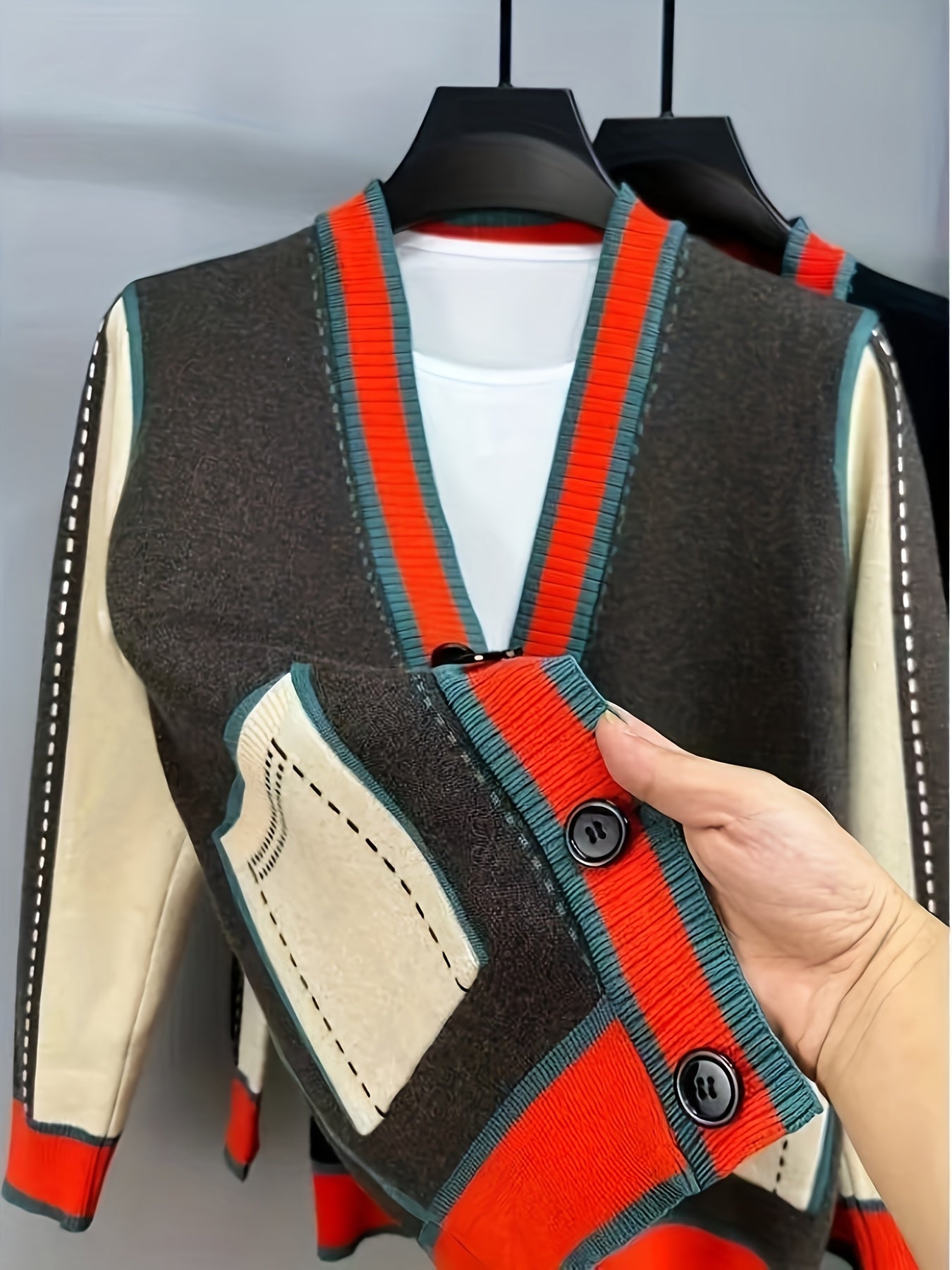 Men's 2025 Knit Cardigan, New Fall Winter Sweater Jacket, Thermal Long Sleeve Open Front, Retro Streetwear Casual Coat