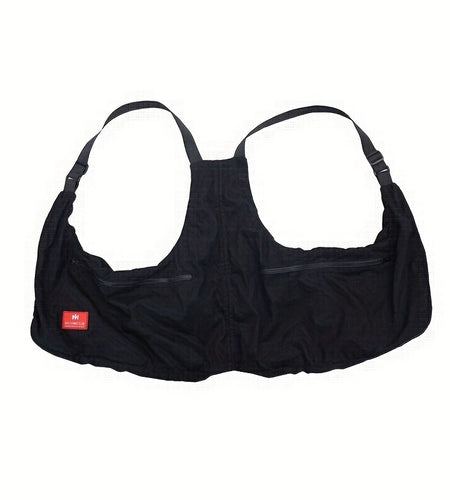 Large Capacity American Retro Nylon Multi-Functional Vest Bag - Sleeveless Workwear Convertible Backpack Vest - Outdoor Functional Two-In-One Tote Crossbody Coat Shopping Bag