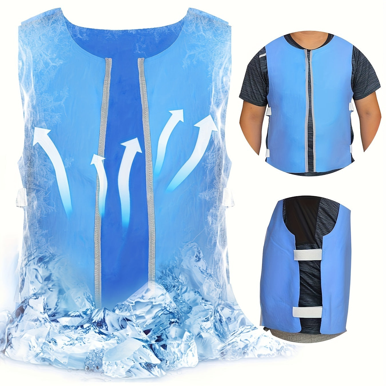 Evaporative Cooling Vest for Men and Women - Stay Ice Cold in Hot Weather with This Body Cooling System