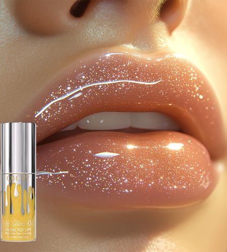 Hydrating Long-Lasting Lip Oil  - Nature Finish  Non-Sticky Moisturizing Waterproof Sweat-Resistant Anti-Transfer Lip Glaze for All Skin Types - Ideal for Daily Wear