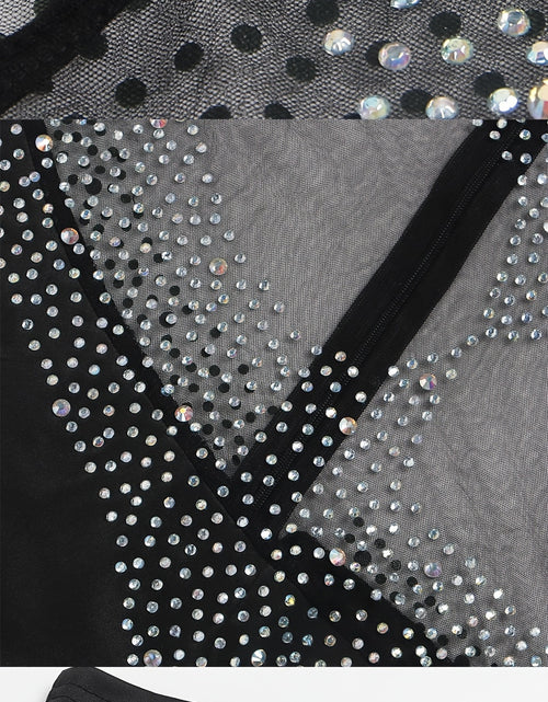 Load image into Gallery viewer, [Rhinestone Jumpsuit Rompers] Sexy Rhinestone PORRCEY Women Jumpsuit - Elegant Hot Drilling Process Rompers for Party Club Night Outfits
