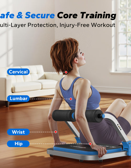 Load image into Gallery viewer, Multifunctional abdominal trainer, core strength, waist slimming, abdominal fitness home exercise equipment, home abdominal muscle training and abdominal loss fitness equipment
