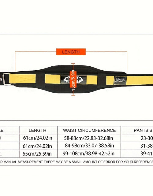 Load image into Gallery viewer, [Heavy Duty Weightlifting Belt]  Adjustable Weightlifting Belt for Men &amp; Women - Pull-On Closure, Breathable Mesh, Ergonomic Design for Squats, Deadlifts, Gym Training - Black/Red/Yellow, Core Support, Sleek Sporty Look
