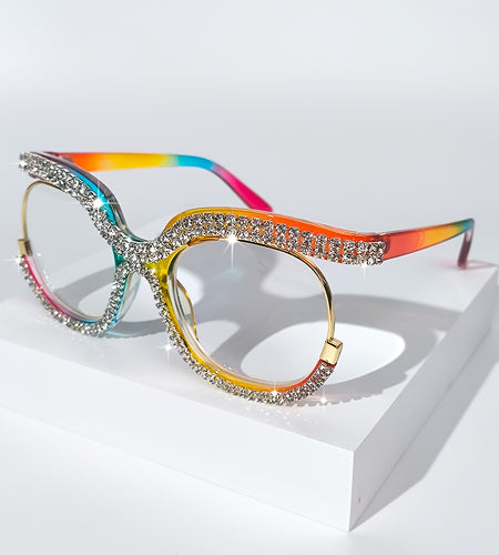 Rhinestone Oversized Reading Glasses Fashion Reading Glasses