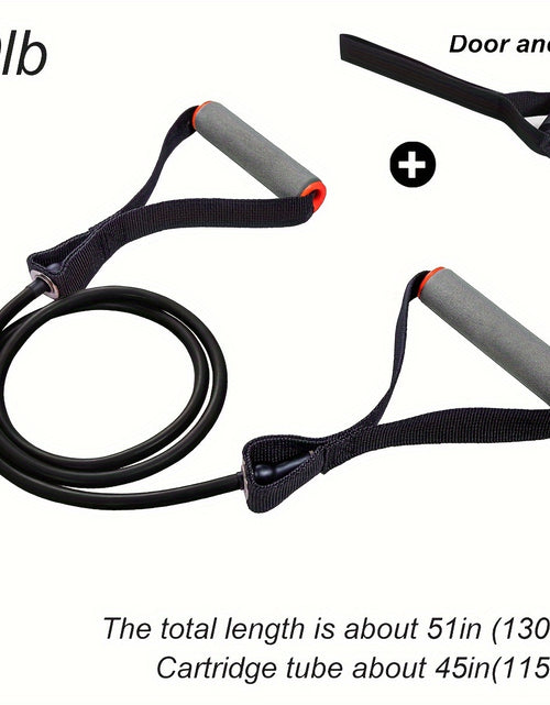 Load image into Gallery viewer, High Quality Latex Resistance Band With Big Handles And Door Anchor, Exercise Bands, Workout Bands, Suitable For Fitness Strength Training, Yoga, Pilates, Home Gym
