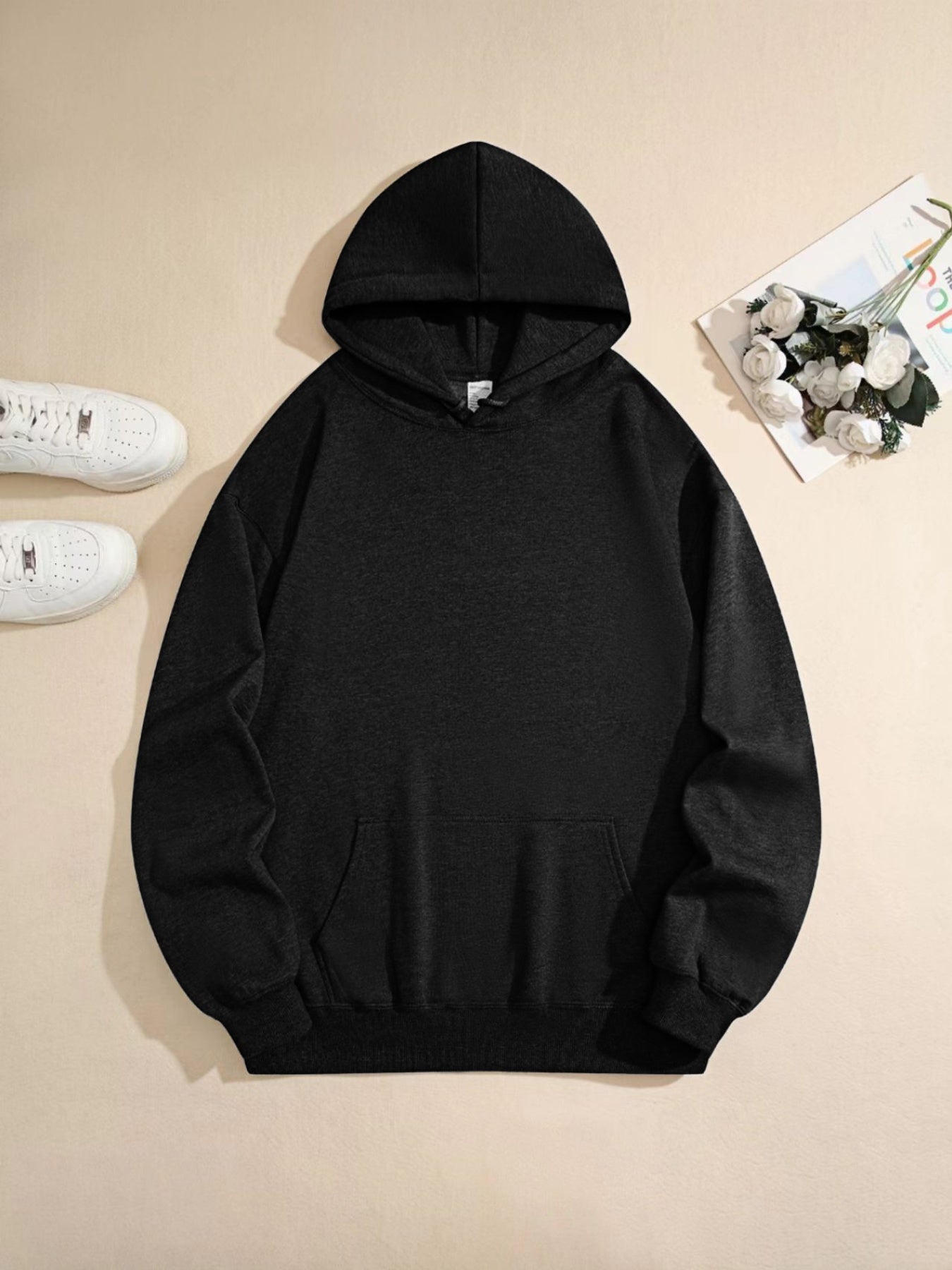 [Statement Hoodie for Women] Oversized "NOPE Not Today" Women's Hoodie - Long Sleeve Pullover Sweatshirt, Loose Fit Casual Clothing, Machine Washable