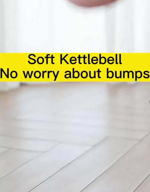 Load image into Gallery viewer, [Rose Red Soft Kettlebell] 1pc Rose Red Soft PE Polyethylene Kettlebell - 5-30LB, Enhancing Strength, Suitable for Home Fitness and Gym
