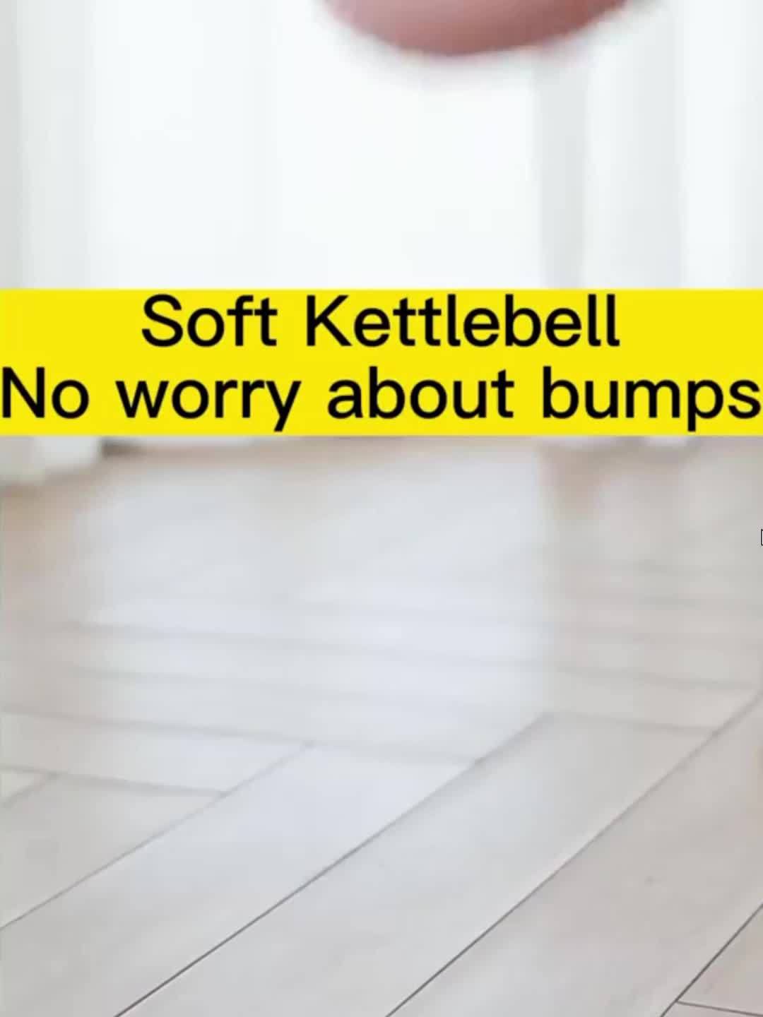 [Rose Red Soft Kettlebell] 1pc Rose Red Soft PE Polyethylene Kettlebell - 5-30LB, Enhancing Strength, Suitable for Home Fitness and Gym