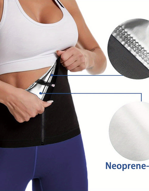 Load image into Gallery viewer, Women&#39;s Waist Trainer Shaper Sauna Sweat Belt Waist Trimmer
