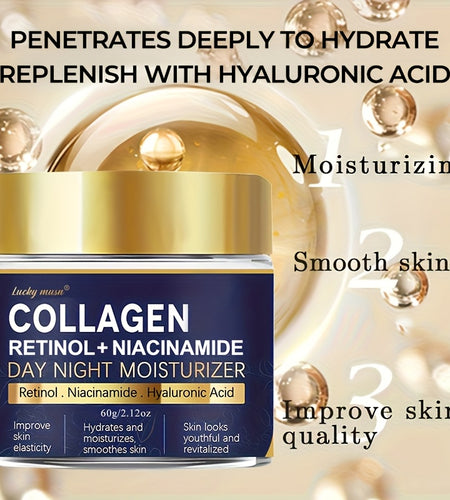 Collagen Retinol Niacinamide Day and Night Moisturizer