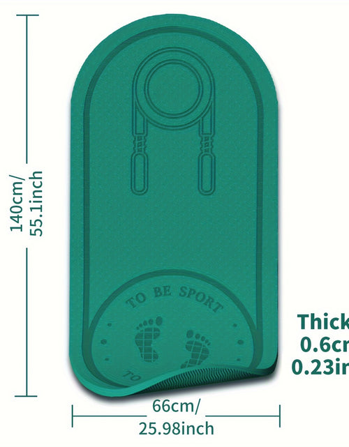 Load image into Gallery viewer, Double-sided Anti-slip Jump Rope Mat: Soft Shock Absorption and Sound Insulation for Home Gym, Fitness, Yoga, and Weight Loss
