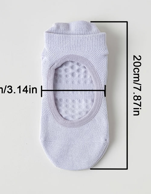 Load image into Gallery viewer, [2 Pairs Grippy Pilates Socks] 2 Pairs Non-Slip Grippy Pilates Socks for Women | Open Top Yoga Socks, Breathable Athletic Socks for Workout, Barre, Dance - Barre Accessory
