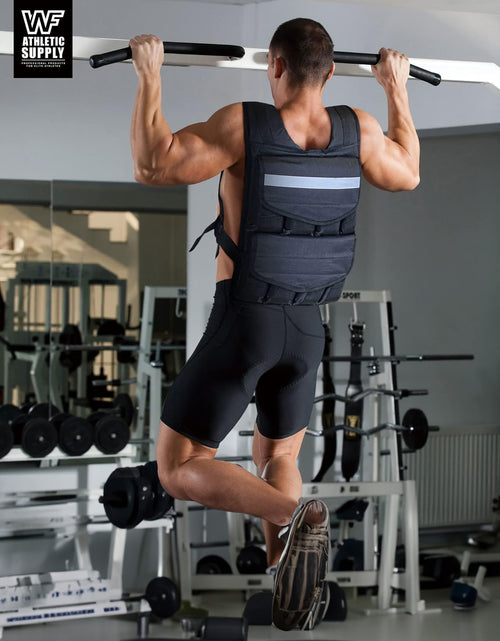 Load image into Gallery viewer, 40 LB Adjustable Weighted Vest for Strength Training, Workout and Running, Body Weight Vest for Men and Women, Weighted Jacket, Removable Weight Included, Regular Length
