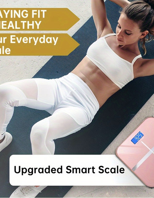 Load image into Gallery viewer, High-Strength 400LB Digital Bathroom Scale Enlarged Surface HD LCD Display Smart Body Weighing Machine with Automatic Recognition And Temperature Display Multi-Function in LB/KG
