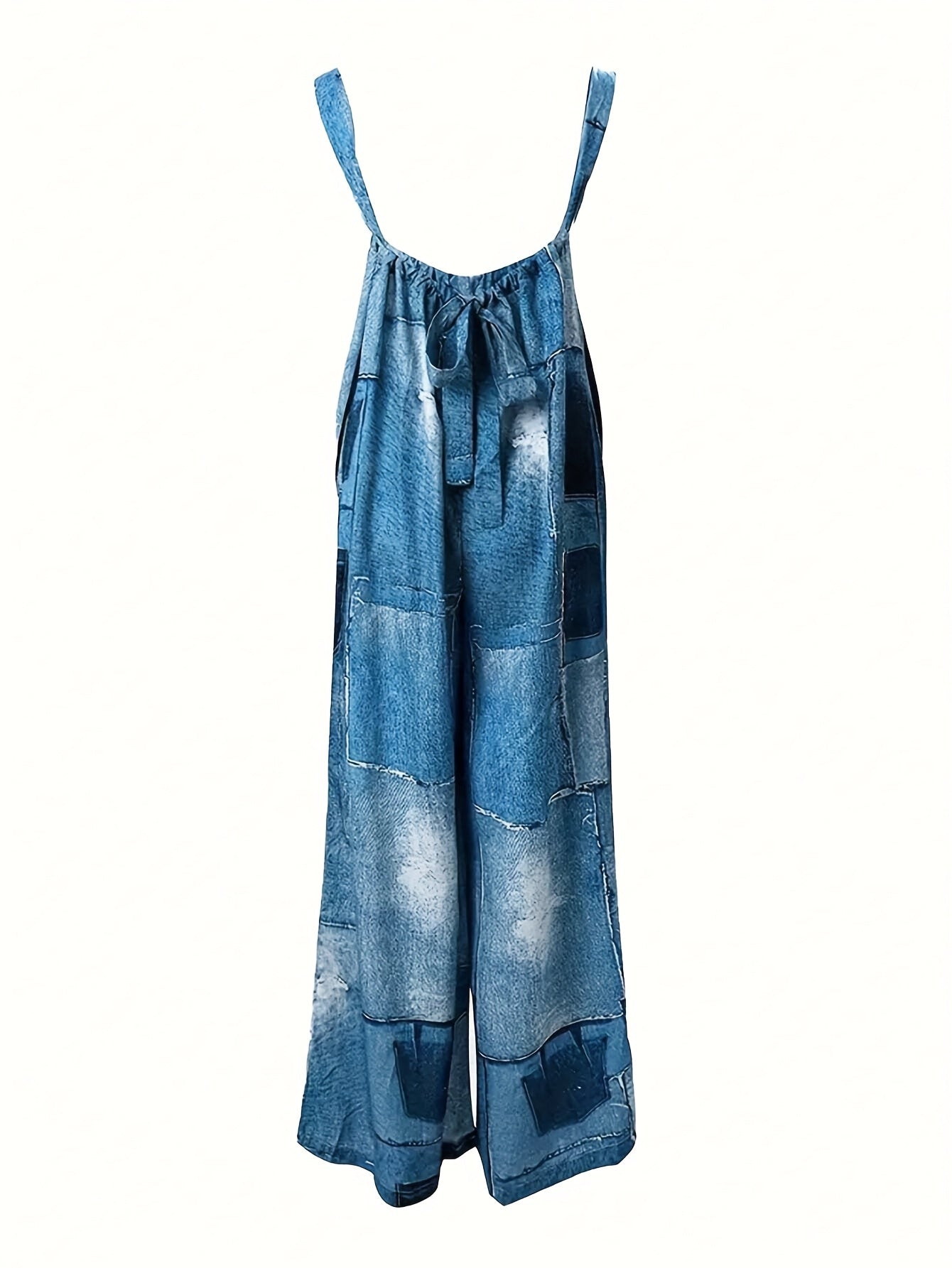 Women's Backless Gradient Wide Leg Jumpsuit