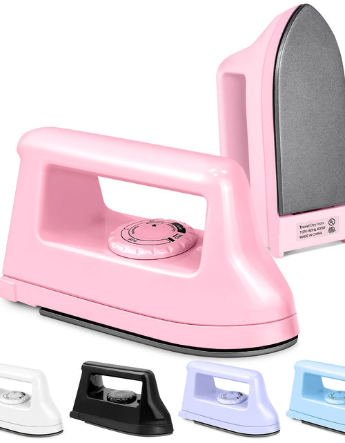 Load image into Gallery viewer, [Portable Mini Iron Heat Press] Mini 1pc Craft Iron Heat Press - 400W Portable Iron with Charging Base - Ideal for DIY T-Shirts, Shoes, Bags &amp; Vinyl Projects
