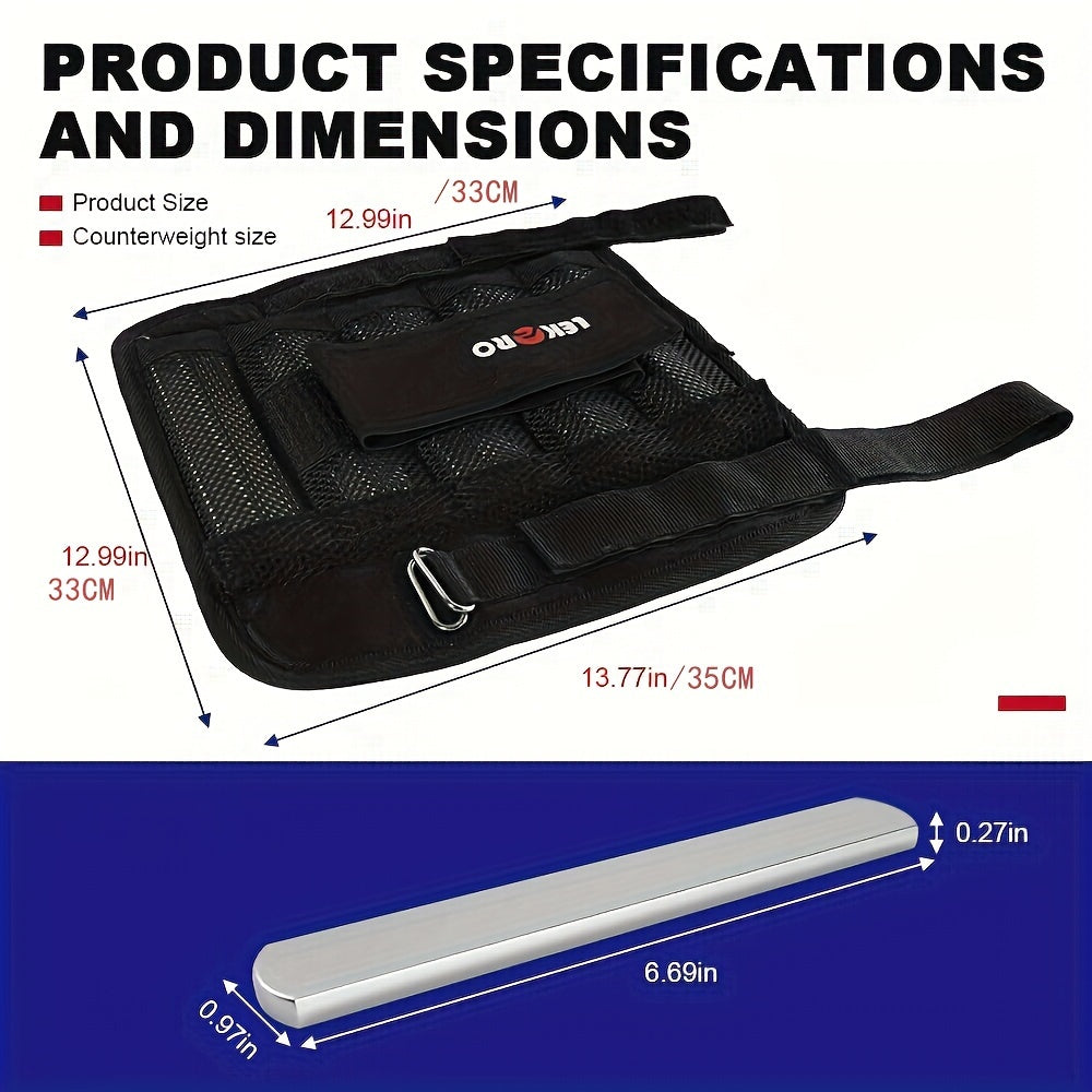 Adjustable weighted vest/weighted leggings, running, jogging fitness weight equipment/adjustable weighted ankle strap steel block