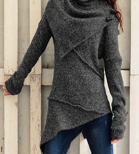 Elegant Women's Sweater Jacket - Machine Washable, Warm Material, Stylish Pullover - Fall/Winter Outerwear, Modern Knitwear, Women's Clothing